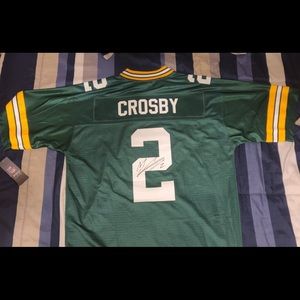 Green Bay Packers signed jersey #2 Crosby